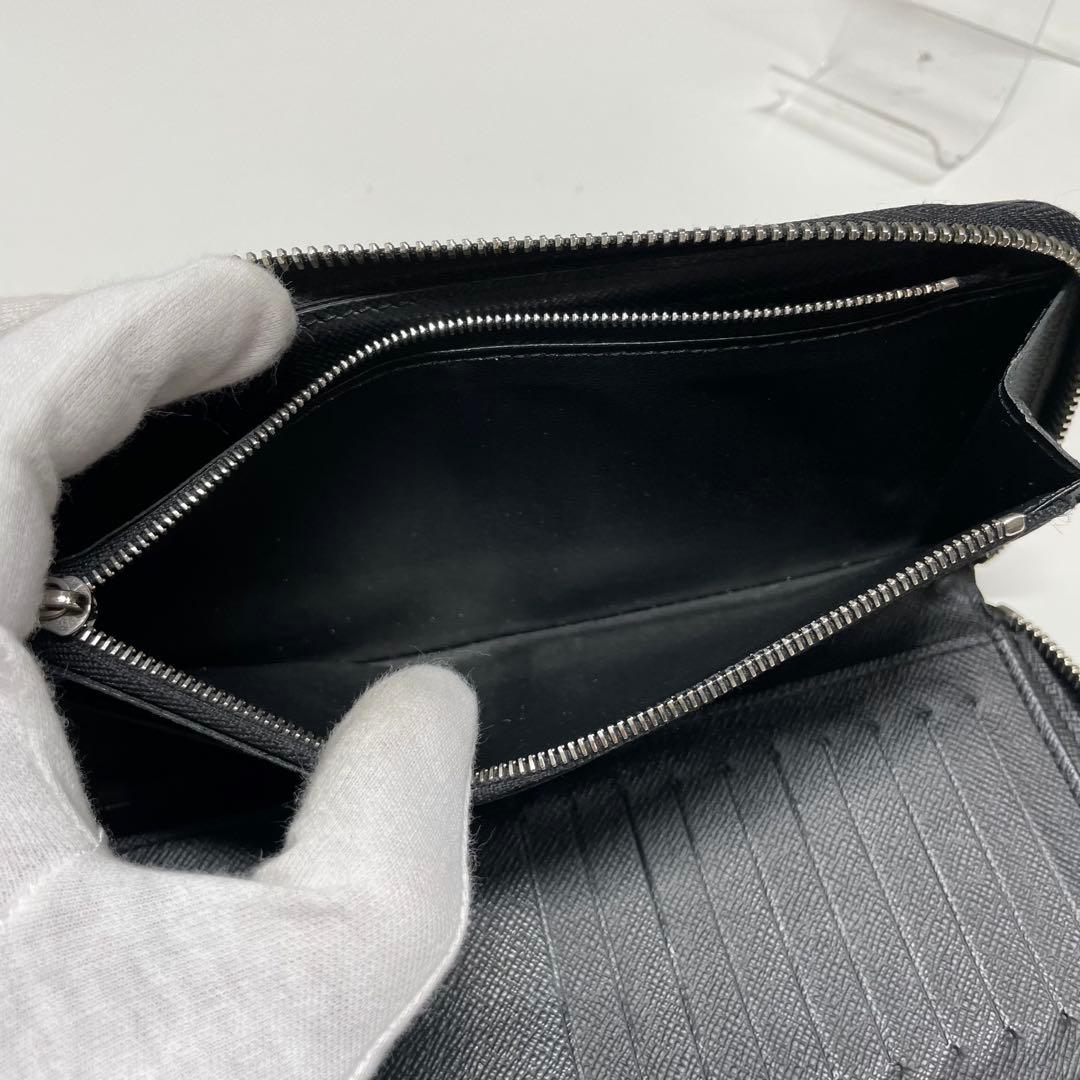 り*う様 LOUIS VUITTON ダミエグラフィット　ブラックPVC 長財布