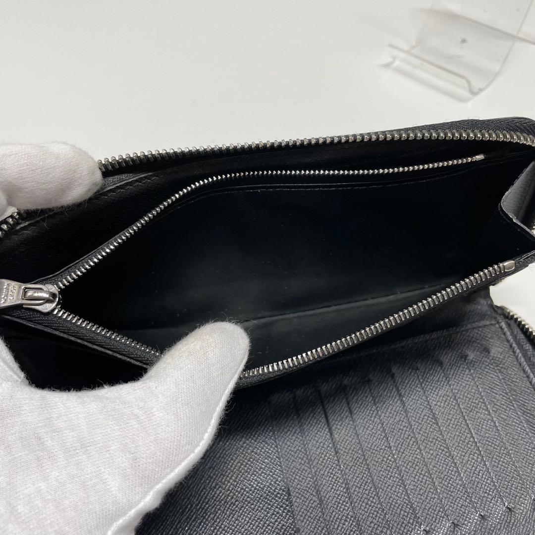 り*う様 LOUIS VUITTON ダミエグラフィット　ブラックPVC 長財布