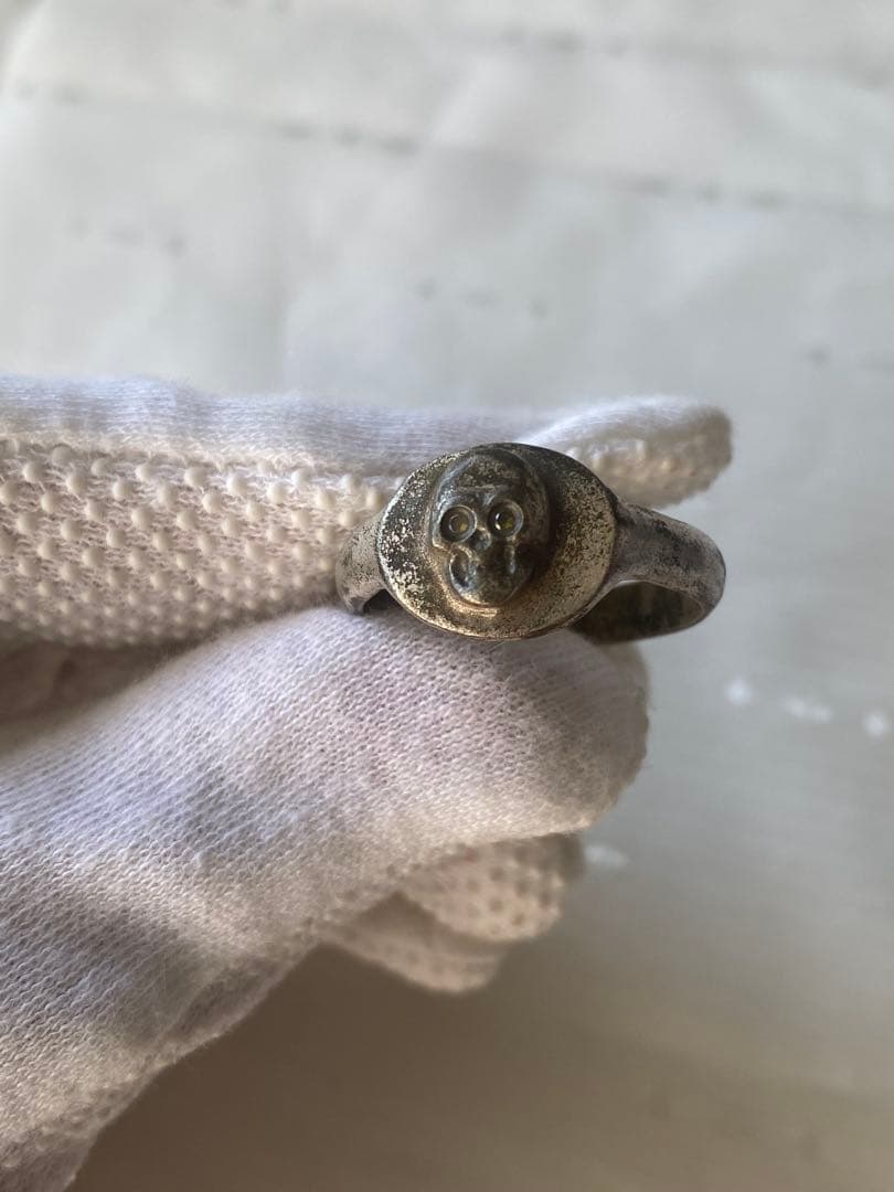 1939‘s ドイツ国防軍陸軍　特殊部隊　当時物　ソルジャーリング　スカルリング