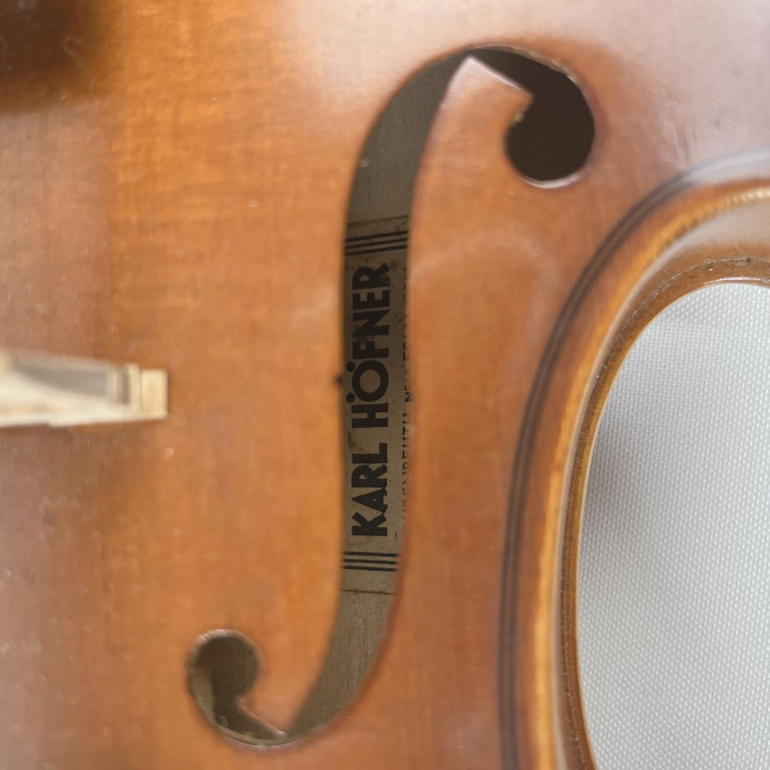 希少☘️ カール・ヘフナー　ＫＨ174　バイオリン　4/4サイズ　虎杢