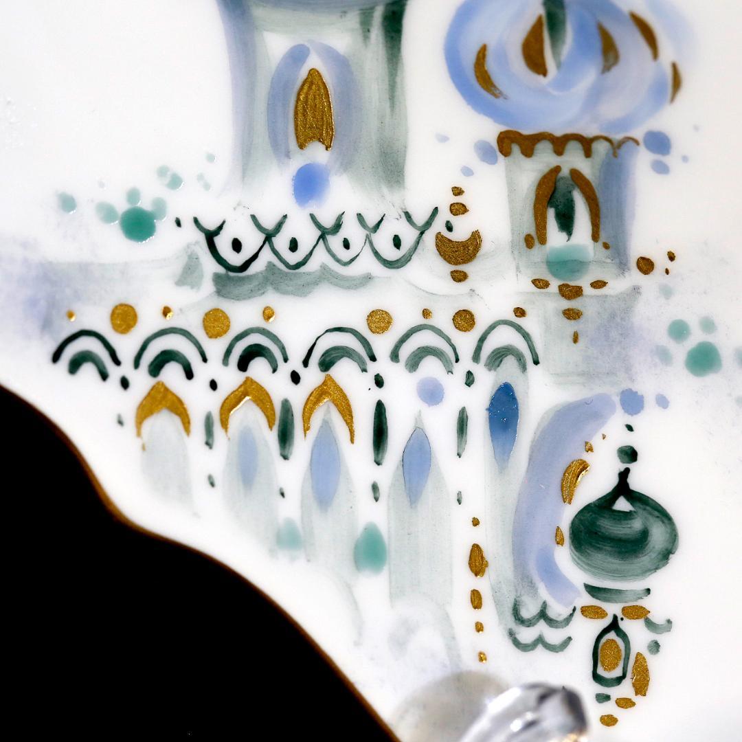 【レア極美品】マイセン アラビアンナイト 千夜一夜物語 オーバルプレート