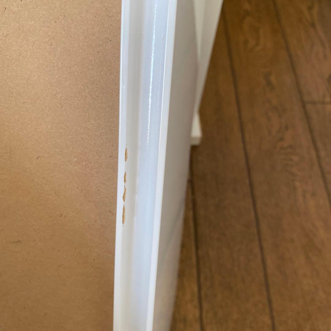 ホワイトチェスト 4段 引き出し付き　 薄型ホワイトサニタリーストッカー