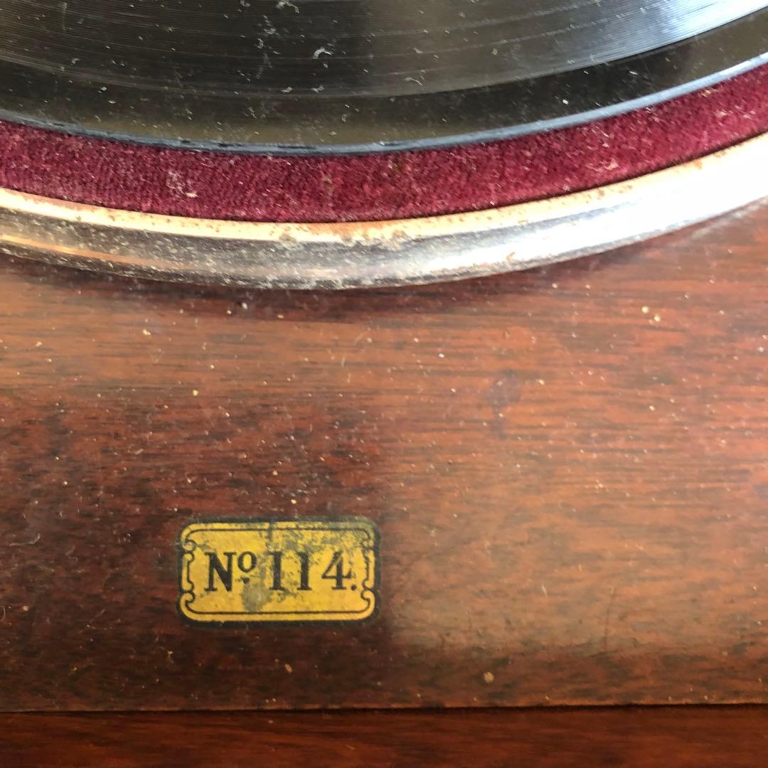 コロンビア　Grafonola No.114 蓄音機　レコードプレーヤー