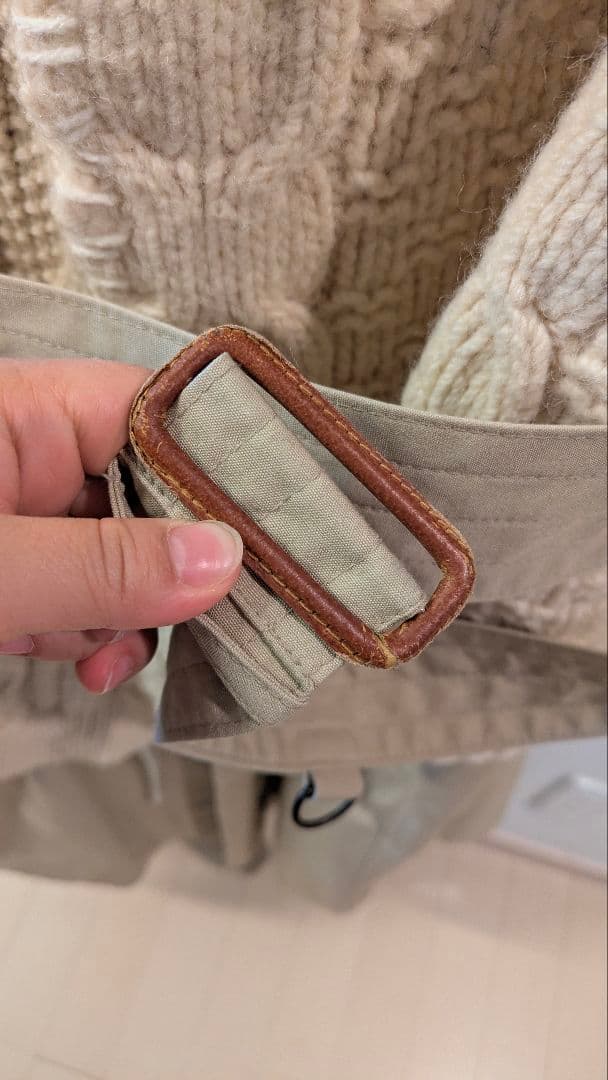 DISCOVERED★フィッシャーマンニットドッキングトレンチコート