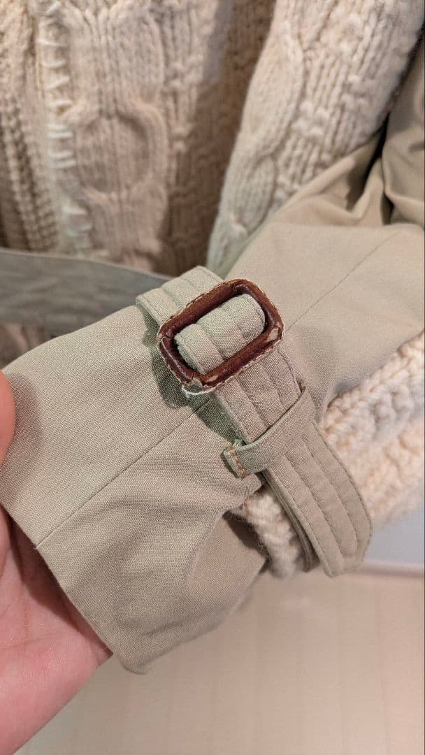 DISCOVERED★フィッシャーマンニットドッキングトレンチコート