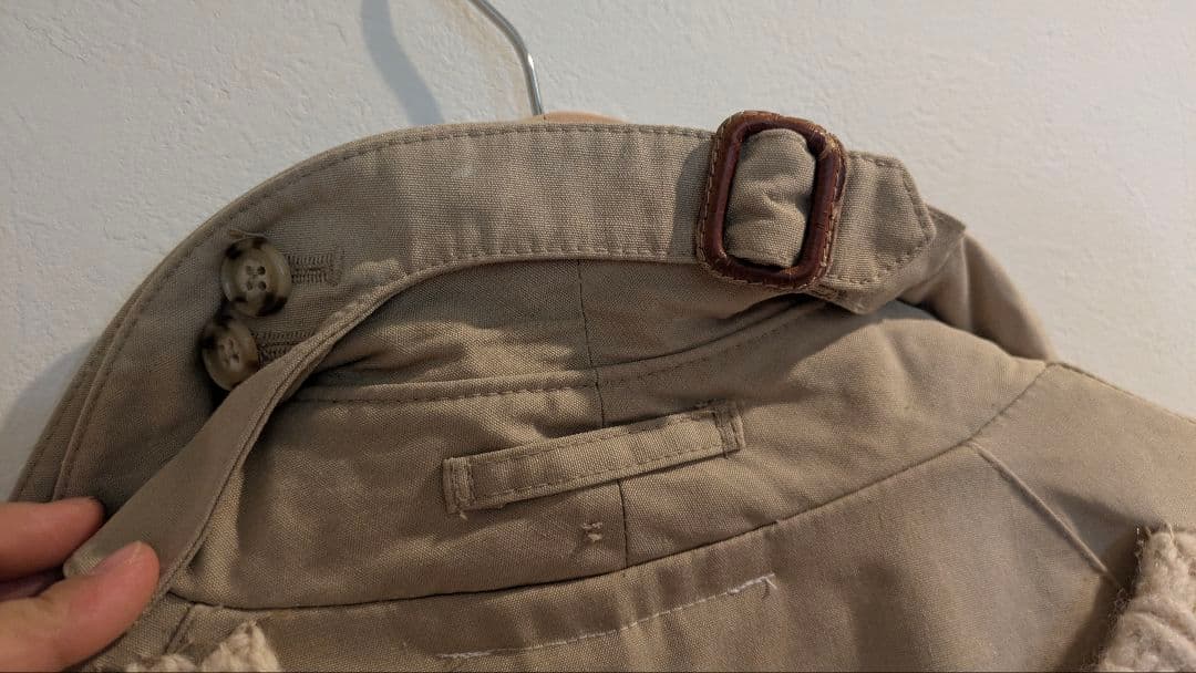 DISCOVERED★フィッシャーマンニットドッキングトレンチコート