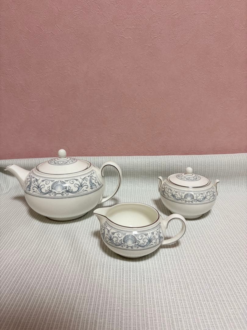  ウェッジウッド DOLPHINS ドルフィンホワイト ティー