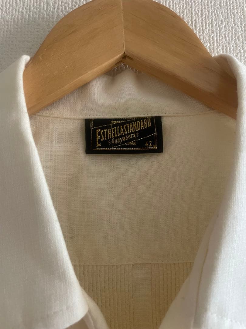し*い様 ESTRELLA STANDARD アイボリー長袖シャツ 42