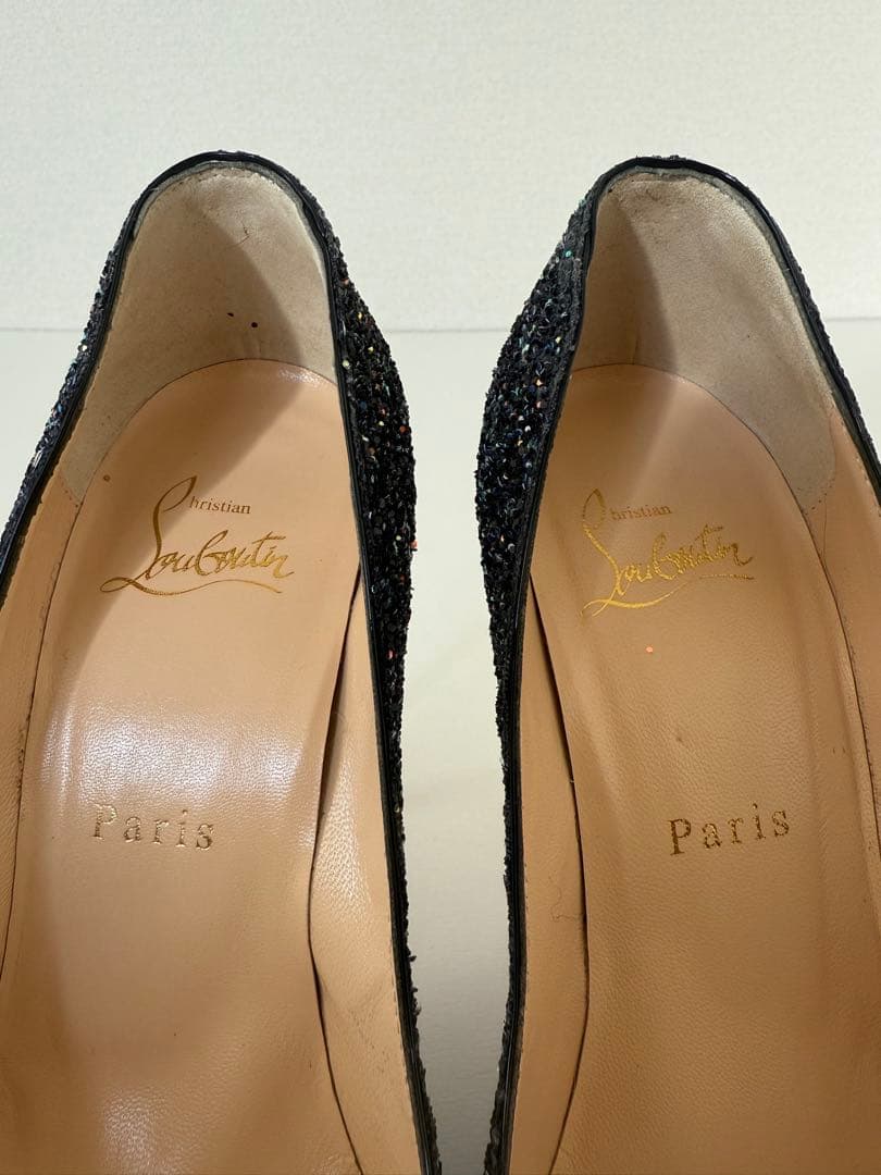 Christian Louboutin グリッター ハイヒール　36