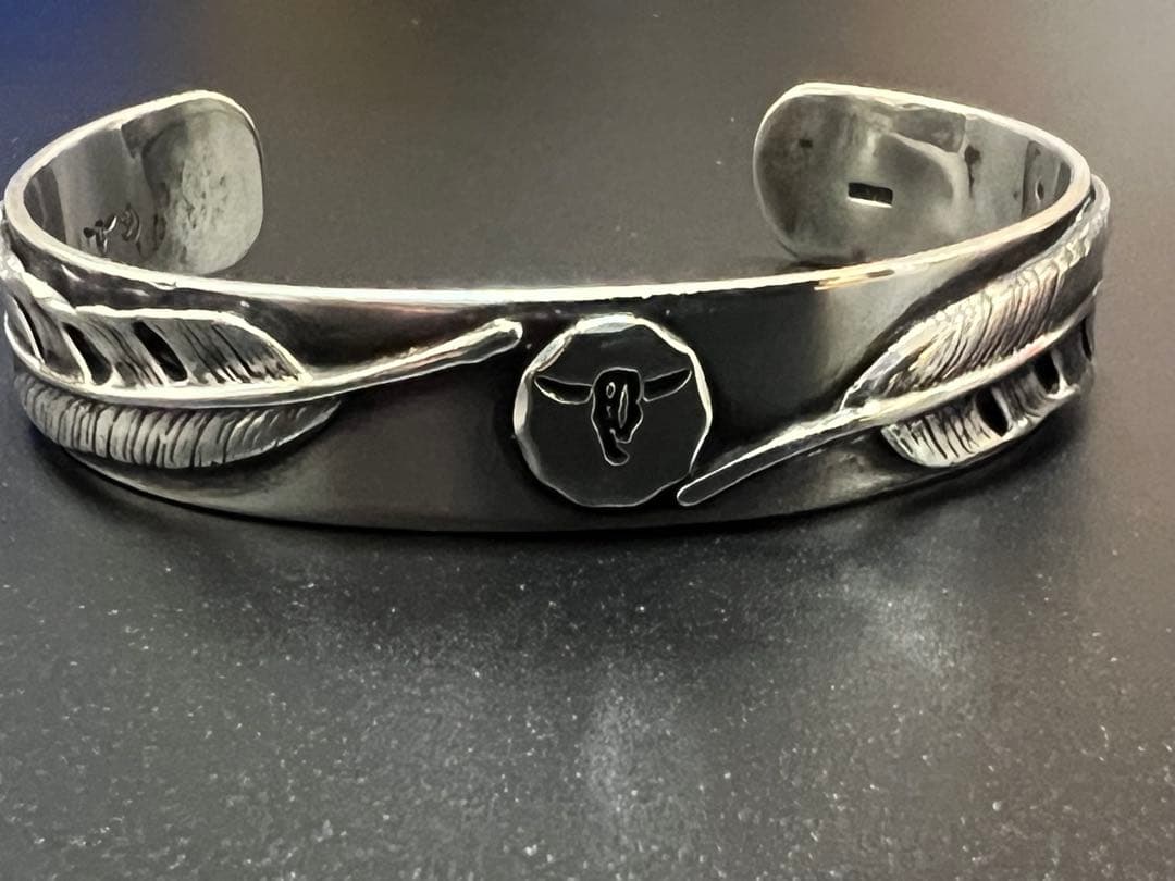 TADY&KING タディアンドキング 希少バングル ホーン&ダブルSフェザー