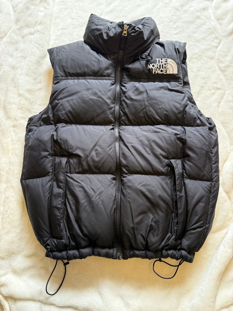 THE NORTH FACE ブラック ヌプシ　ダウンベスト　レディースL
