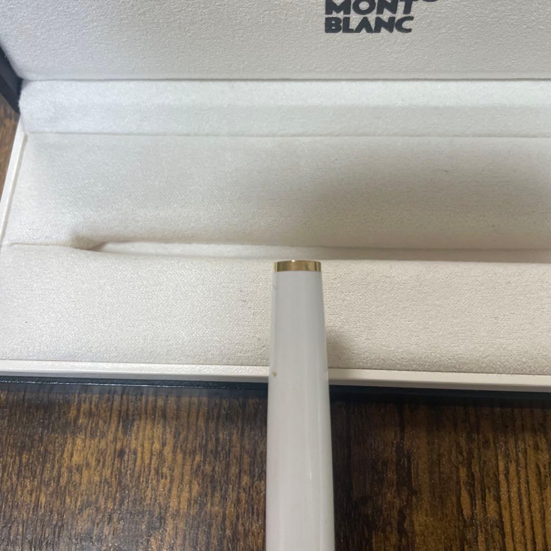 ☆即筆記可☆モンブラン PIX　ローラーボール　キャップ式　ホワイト　水性