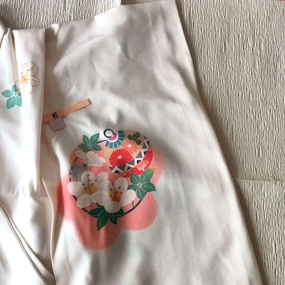 お値下げ⚠️七五三　3歳　友禅　被布コート　着物　長襦袢　クリーニング済美品