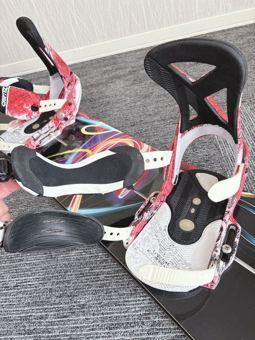 56超豪華❗️バートン/カスタム メンズスノーボードセット★148cm+ビン付