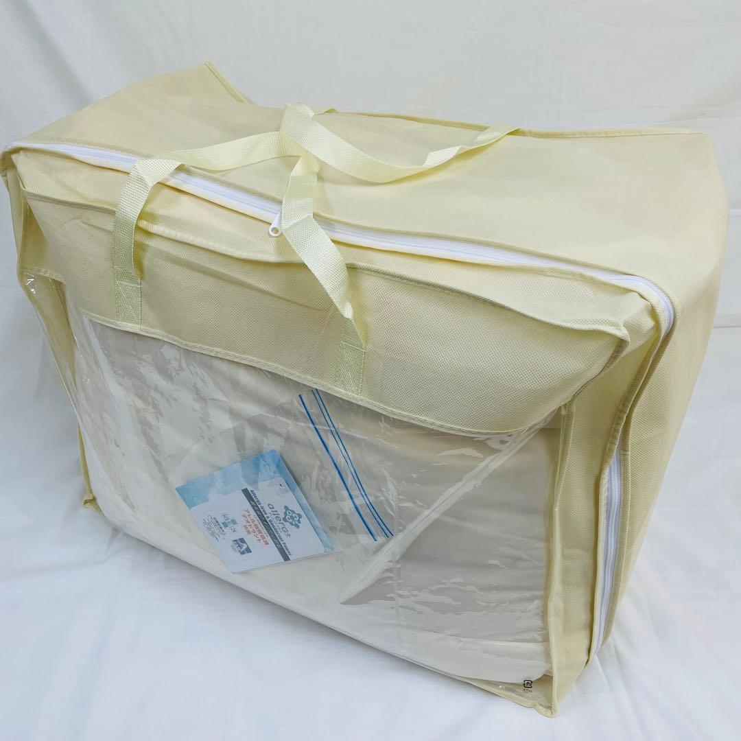 羽毛布団 シングル 抗菌防臭羽毛 きなり 150×210cm 日本製　特別価格