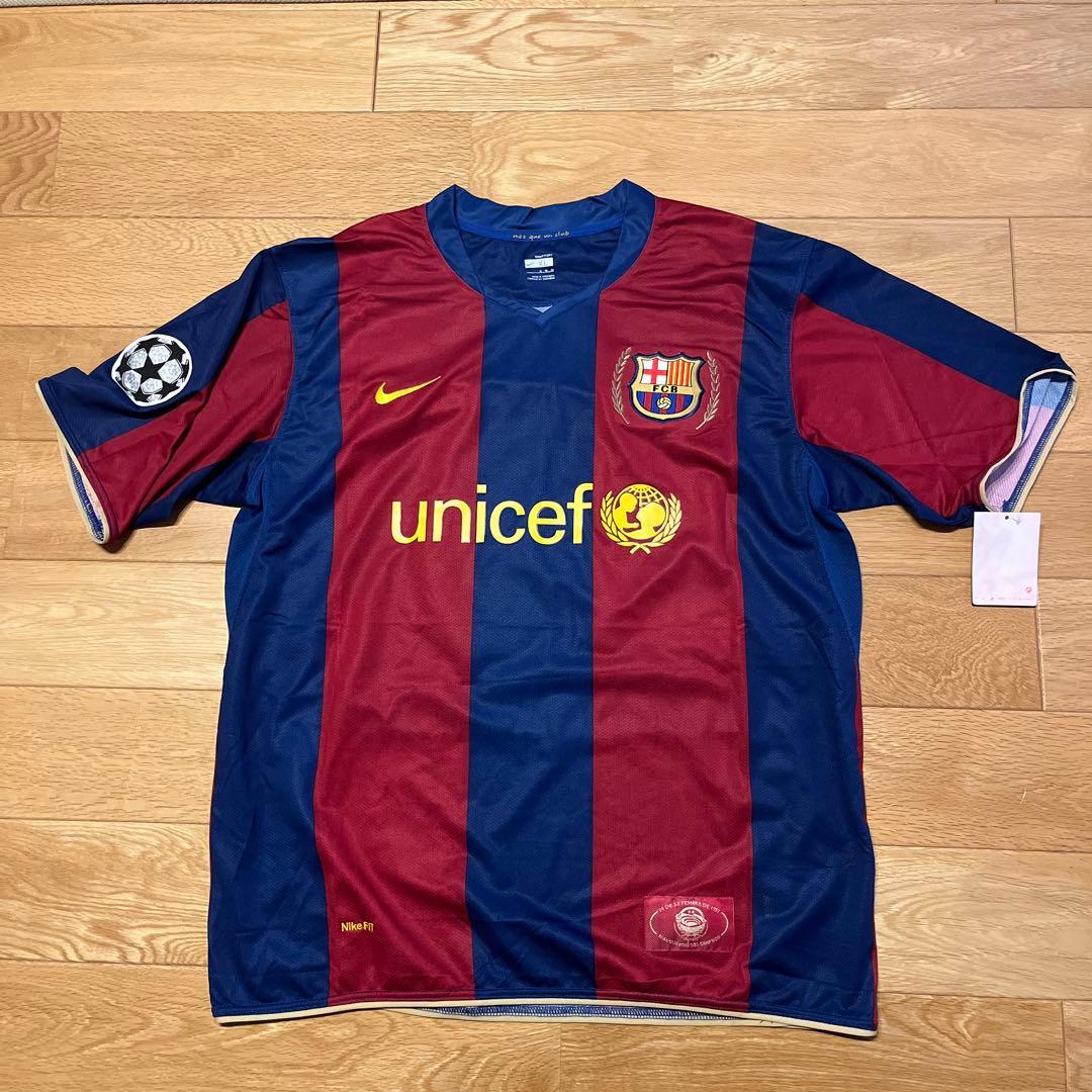 新品 未使用 ゲームシャツ RONALDINHO ロナウジーニョ バルセロナ