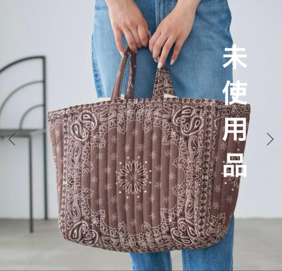 未使用品IENA MALUS BANDANA QUILTING BIGBAG