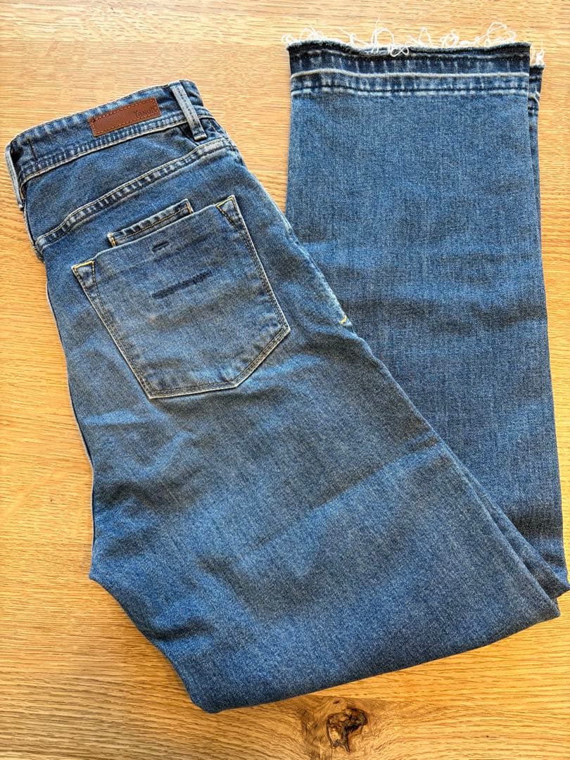 YANUK ヤヌーク ボーイズストレートデニム LEA 25 WFB