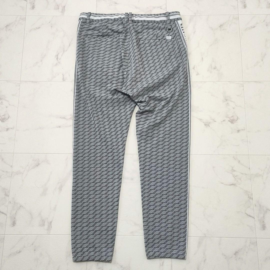 【美品】パーリーゲイツ　PGライン　ジャガード　ジョガーパンツ　ロゴ　総柄　5