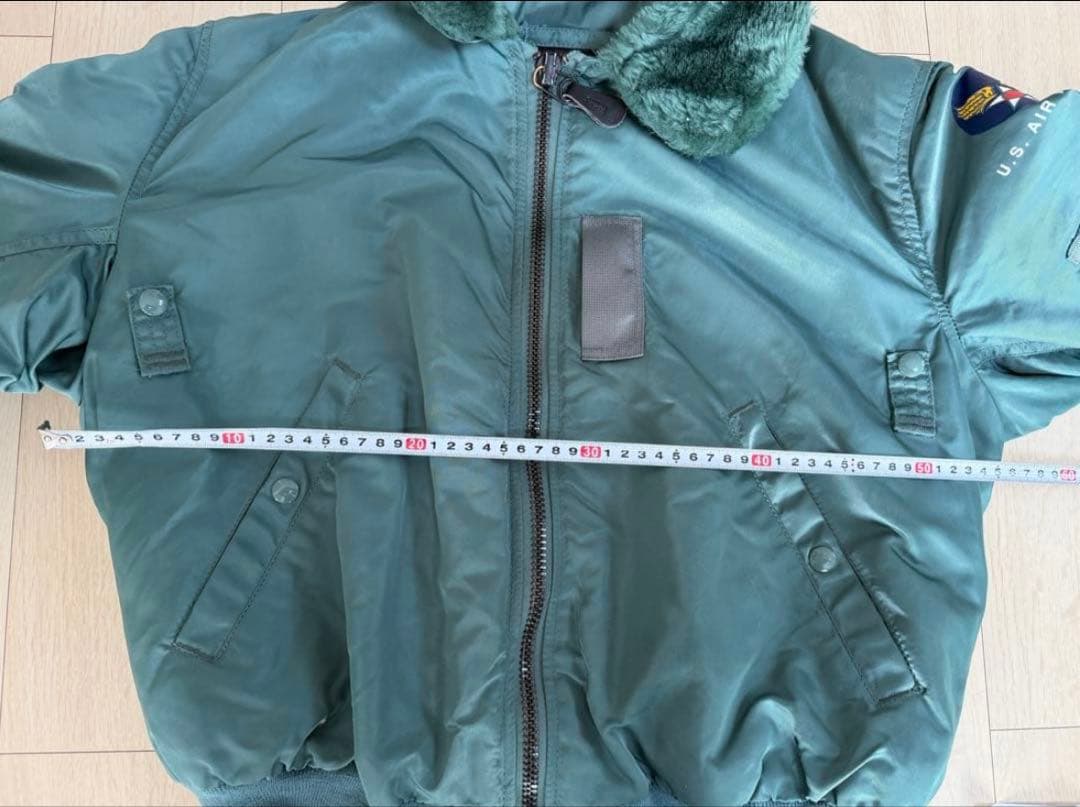 90s USA製 アルファ B-15D フライトジャケット 50s 復刻 M