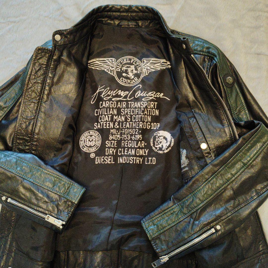 DISEL FLYING COUGAR 極美品 ディーゼルライダーズジャケット