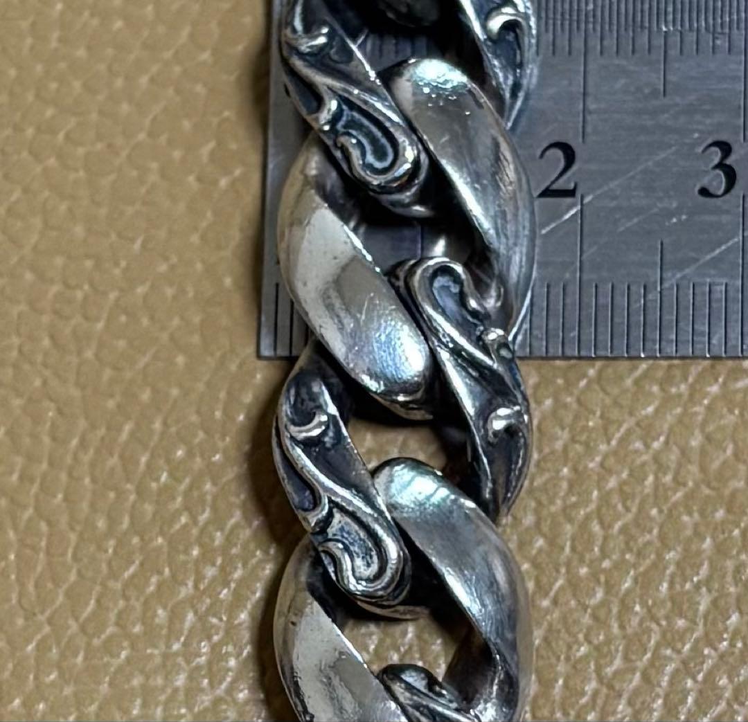 SILVER925ブレスレットSTERLINGSILVER 134g 美品 極太