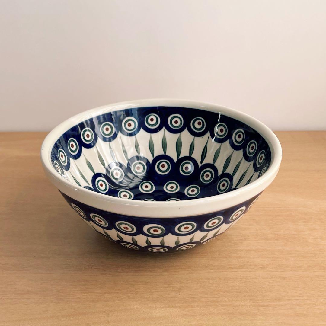 ポーリッシュポタリー　20cm　ボウル