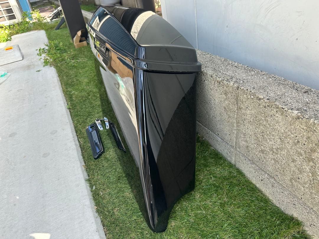 FLHXストリートグライド　リアエクステンションサイドカバー　セット売り