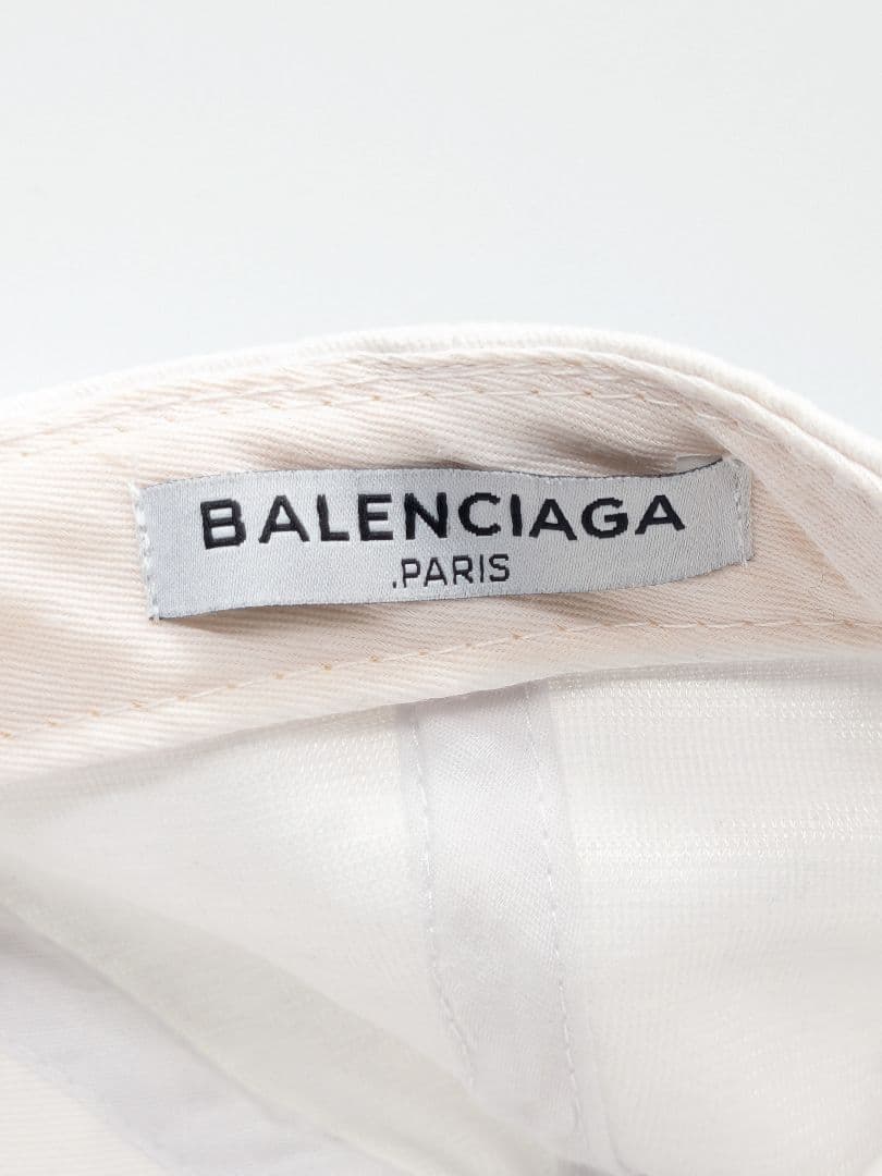 BALENCIAGA ホワイト キャップ バレンシアガ