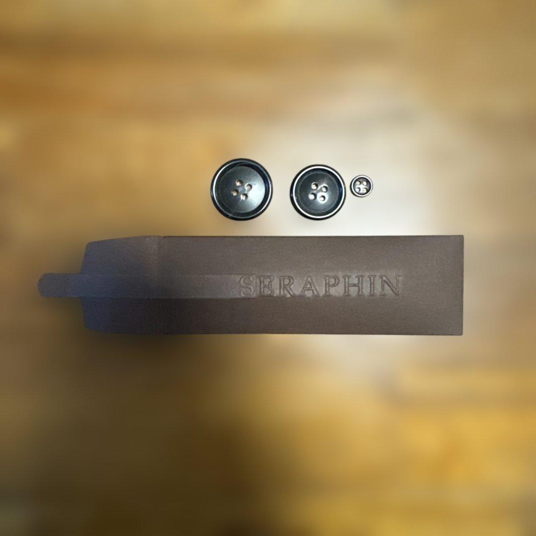 セラファン　SERAPHIN スエード トレンチコート XL 高級　鹿革 は美品