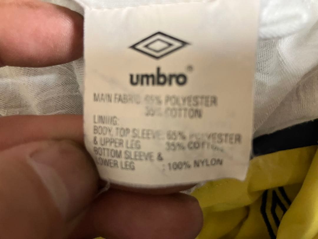 umbro スコットランド　ヴィンテージ　ナイロンジャケット　送料込み　古着