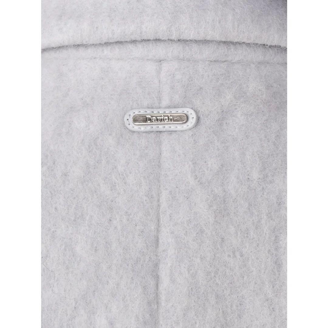 新品タグ付き ダーリッチ シャギーオーバージャケットコート アイボリー