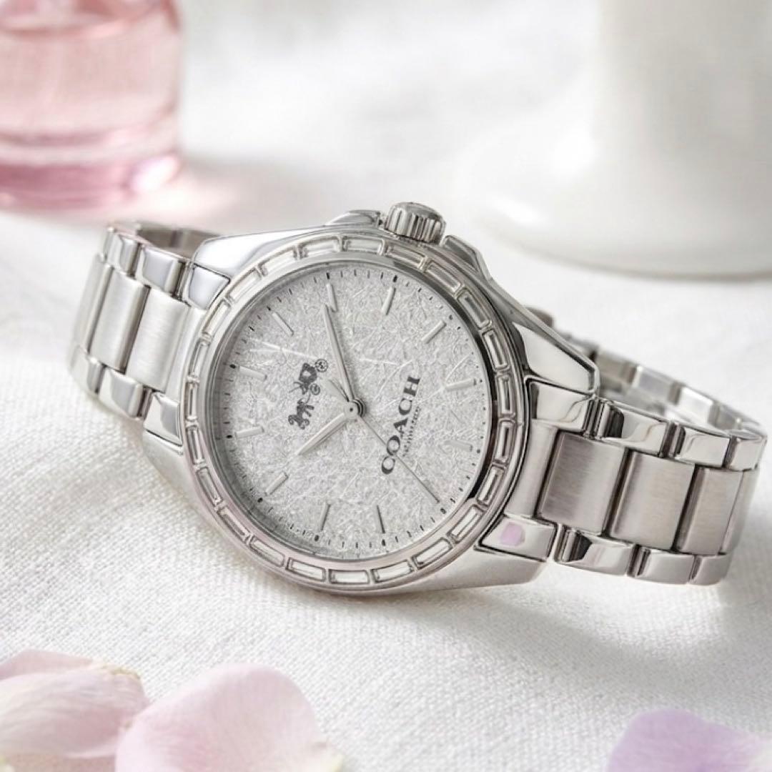 【希少/外観美品/新品電池】COACH コーチ レディース 腕時計 純正ベルト