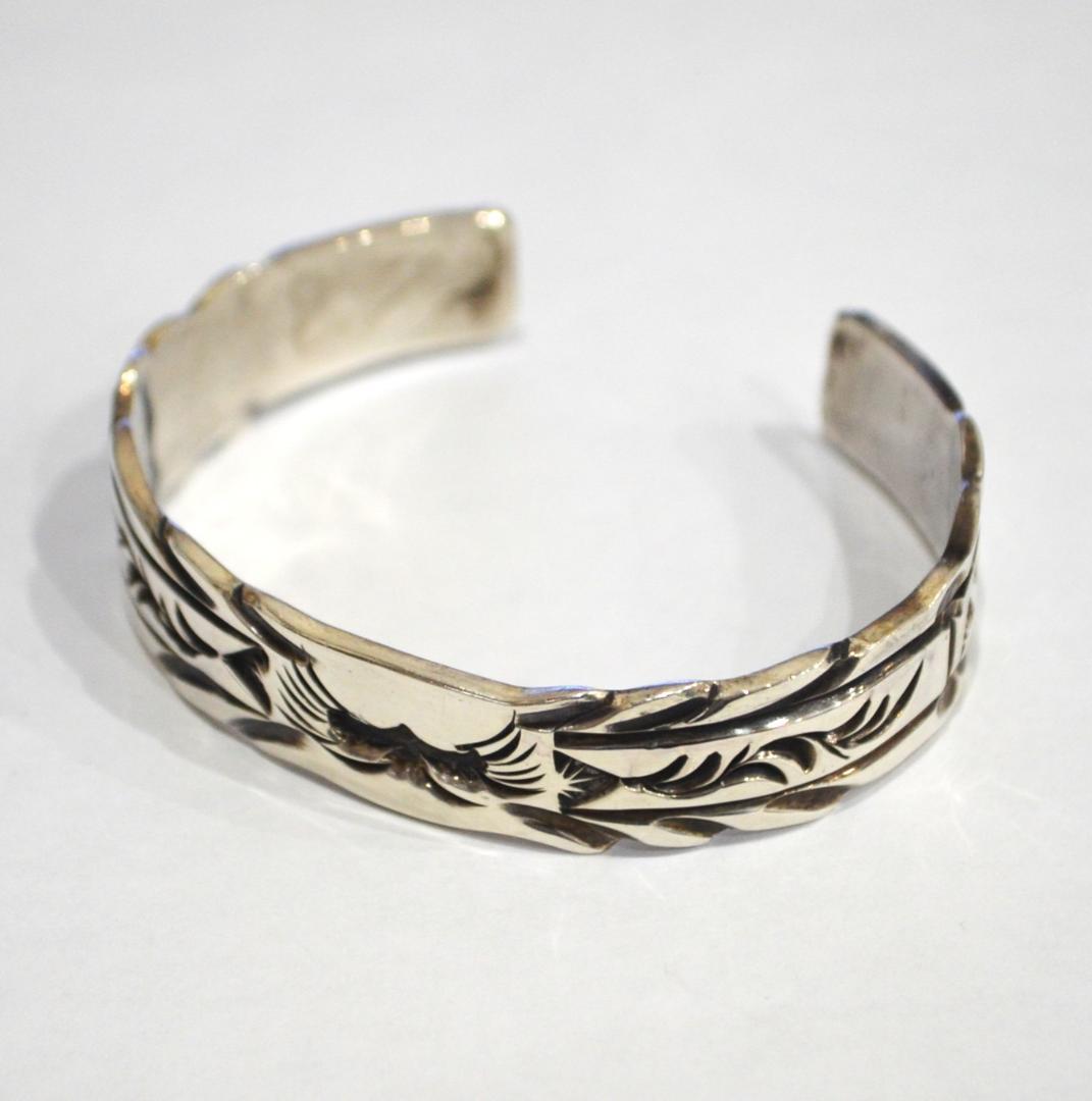 22K シルバー バングル SILVER BIG HAND イーグル メンズ