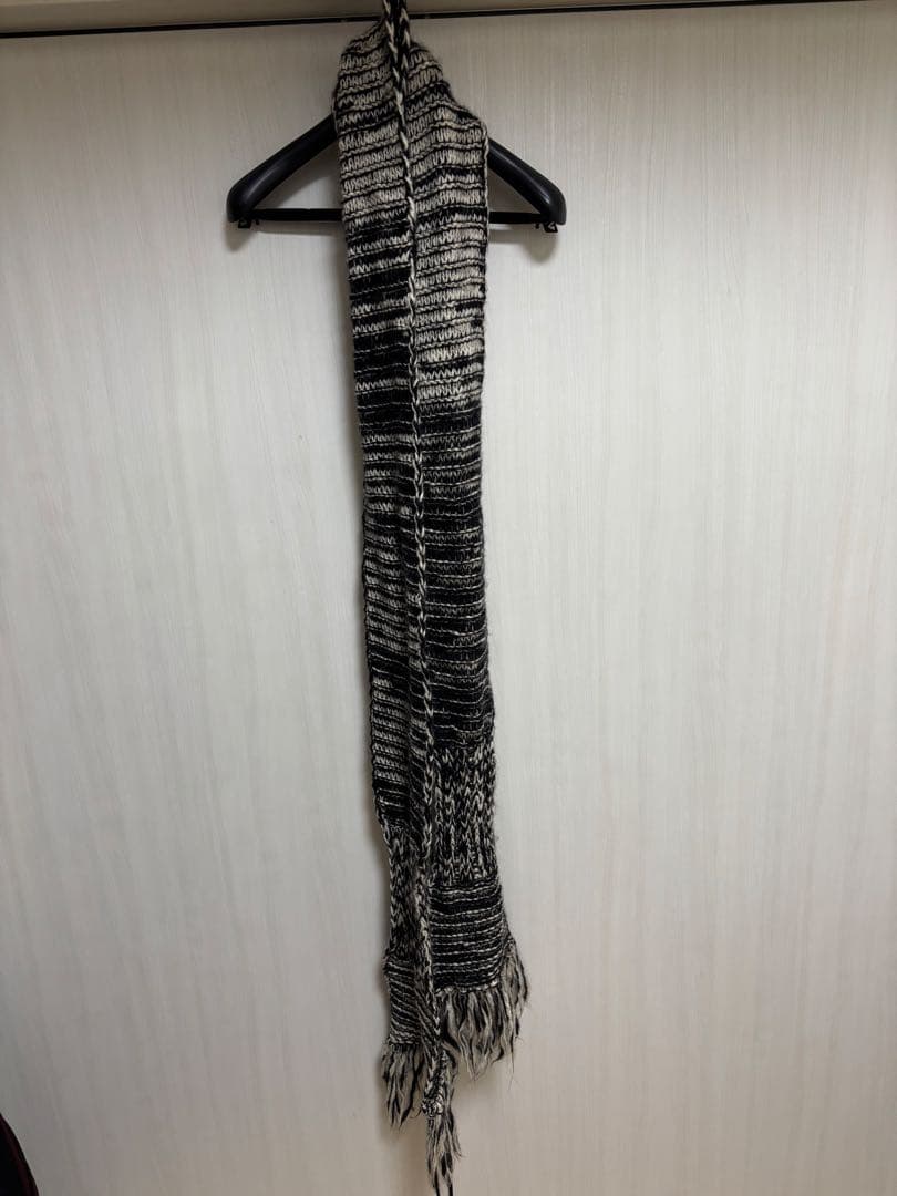 未使用 05AW Dior Homme グラム期 ロングフリンジマフラー 希少