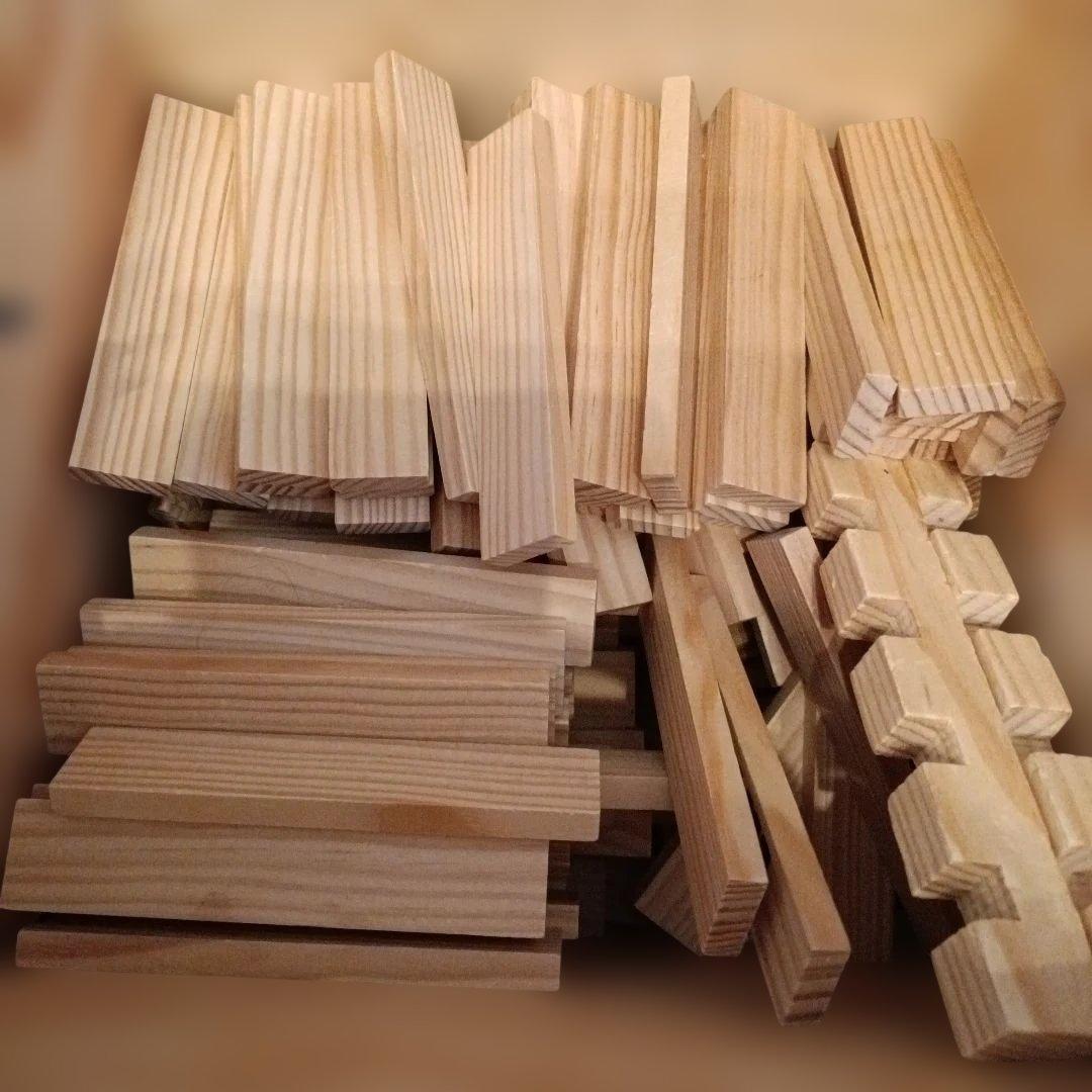 KAPLA 木製積み木セット 収納ボックス付き280pcs木箱付