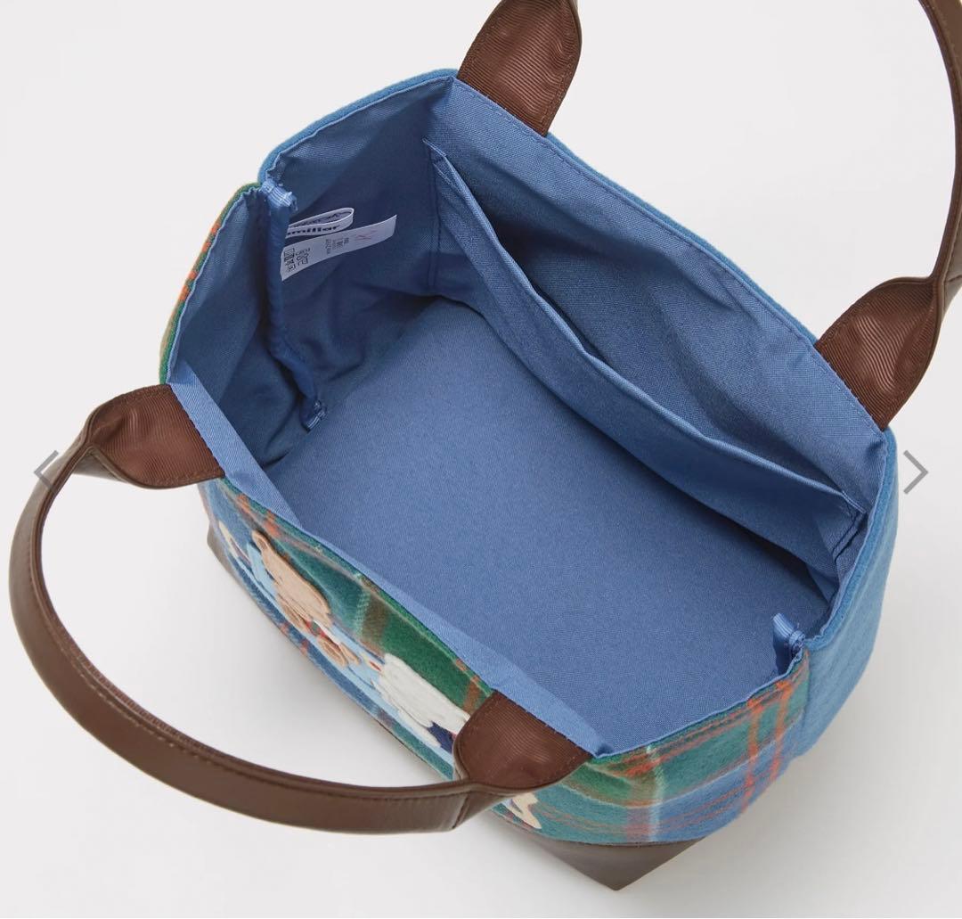 本日限定【使用一回・美品】ファミリア　タータンチェック　クリスマス　バッグ