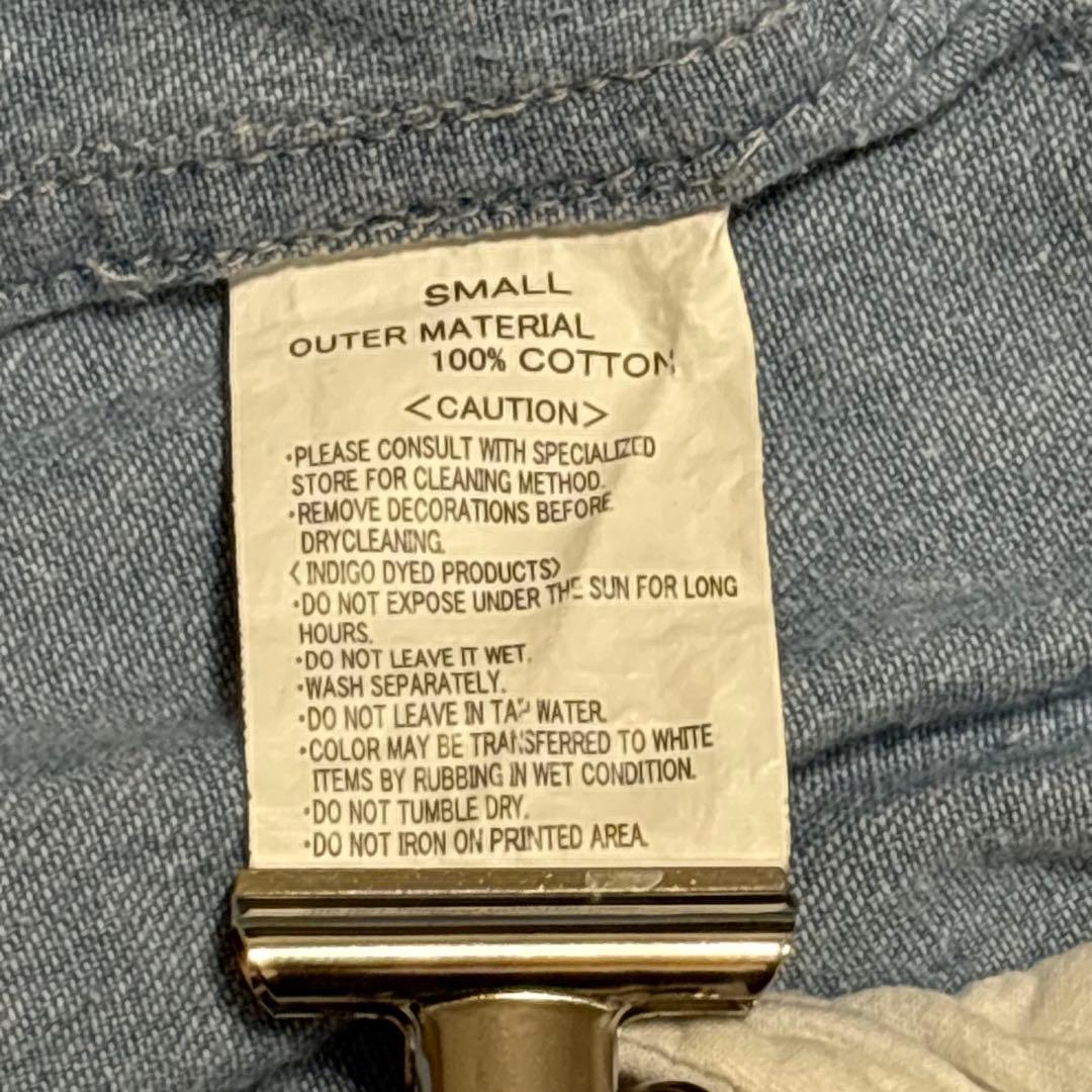 stussy ステューシー シャツアウター フード付き デニムジャケット S