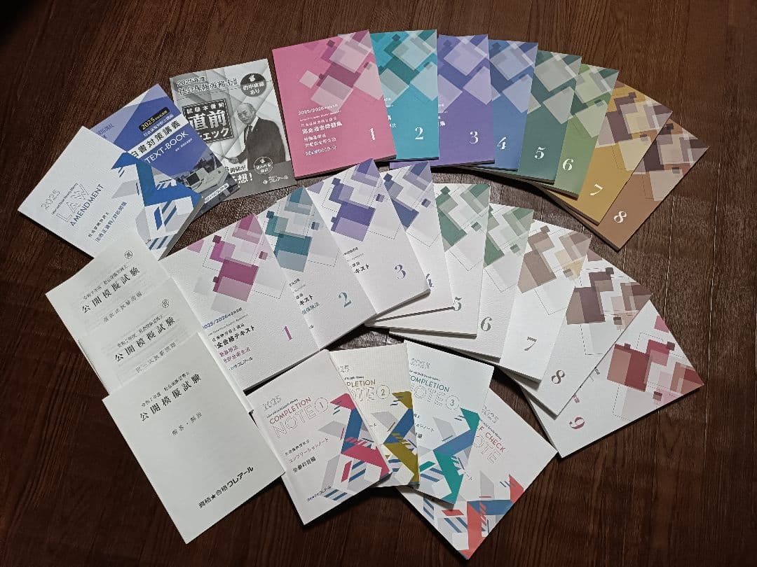 クレアール社労士講座2025-2026　テキスト&過去問題集&模試等