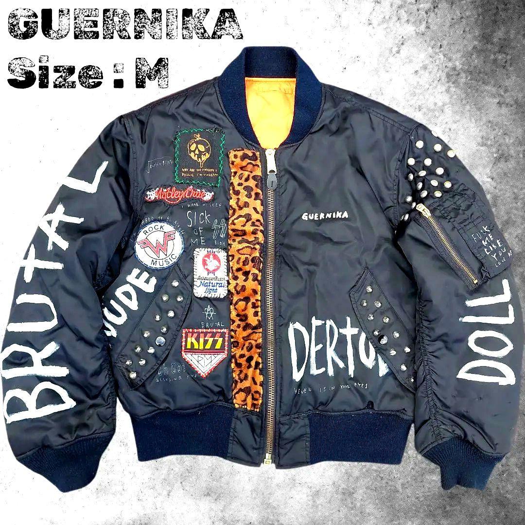 【一点物】guernika パッチワーク MA-1 フライトジャケット y2k
