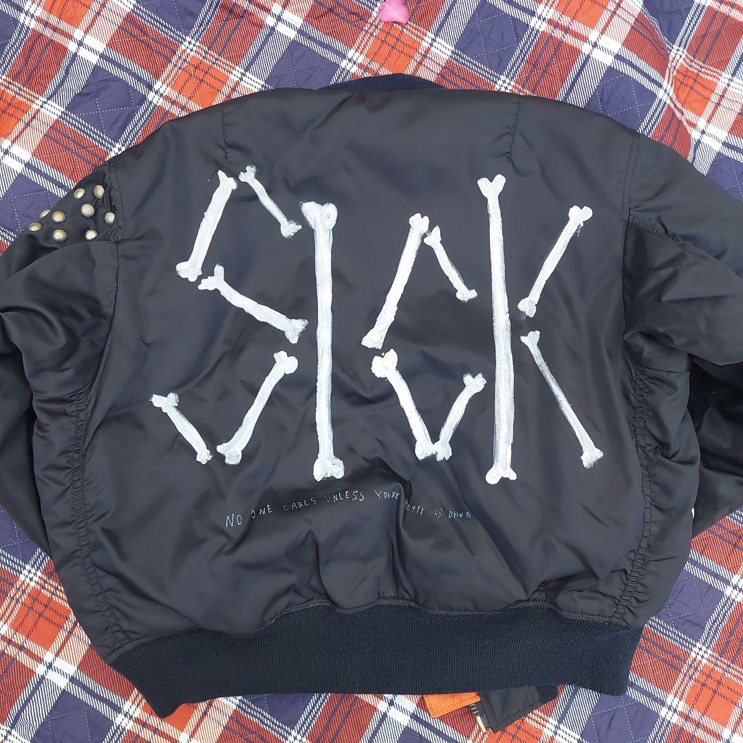 【一点物】guernika パッチワーク MA-1 フライトジャケット y2k