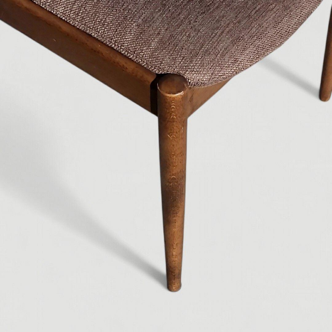 ニトリ 天然木 チェア C-01D ブラウン 北欧モダン ビーチ材 ②