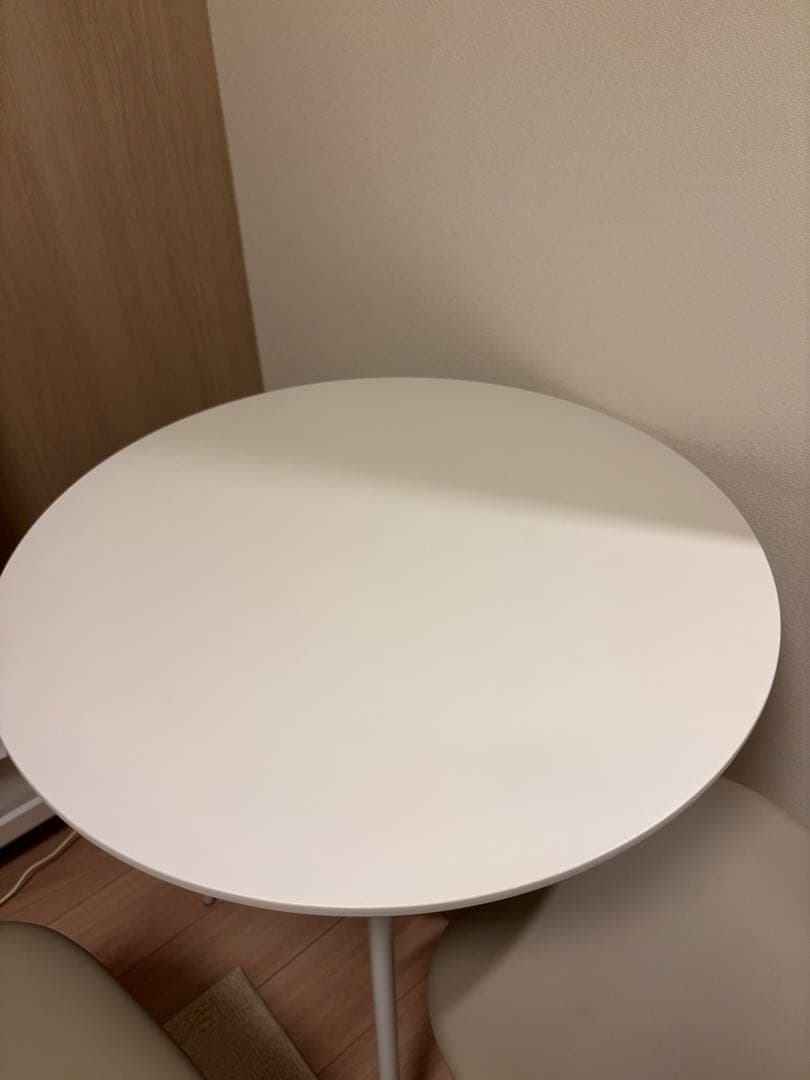 LOWYA 丸テーブル　椅子セット カフェテーブル