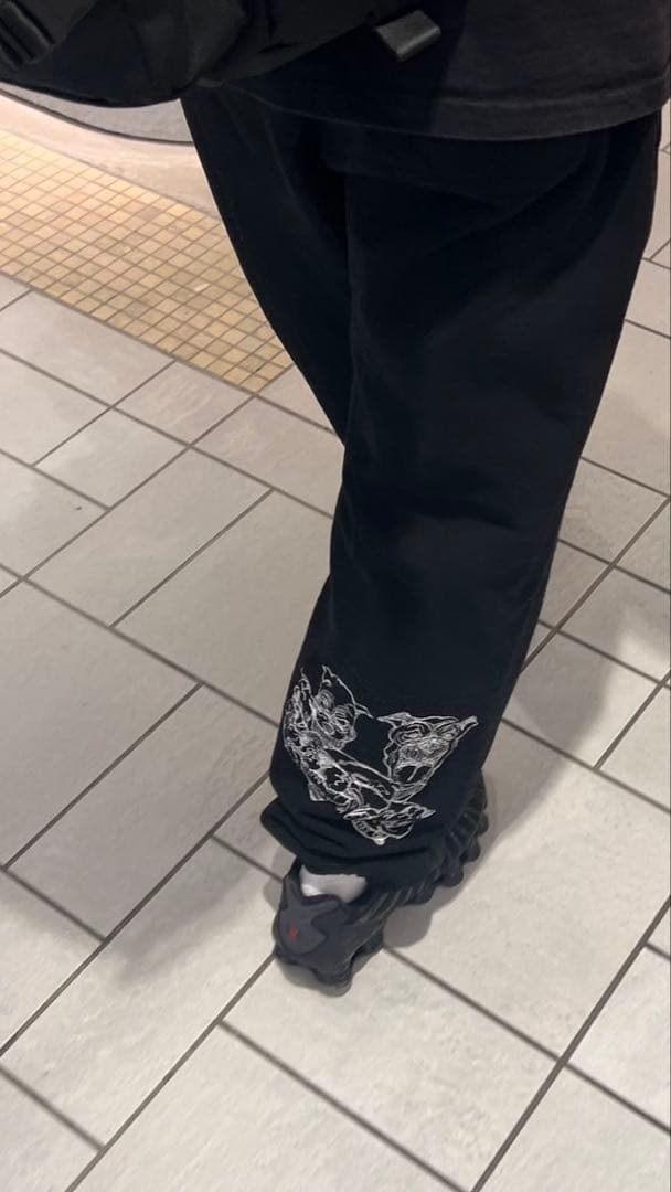 Supreme Pitbulls Embroidered Sweatpant 黒