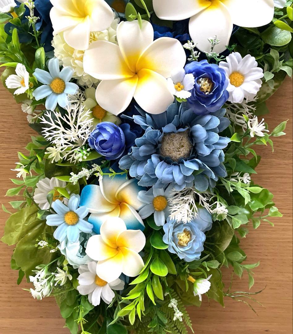 夏色プルメリアのスワッグ夫婦アレンジ❣️ayu❣️２つセット