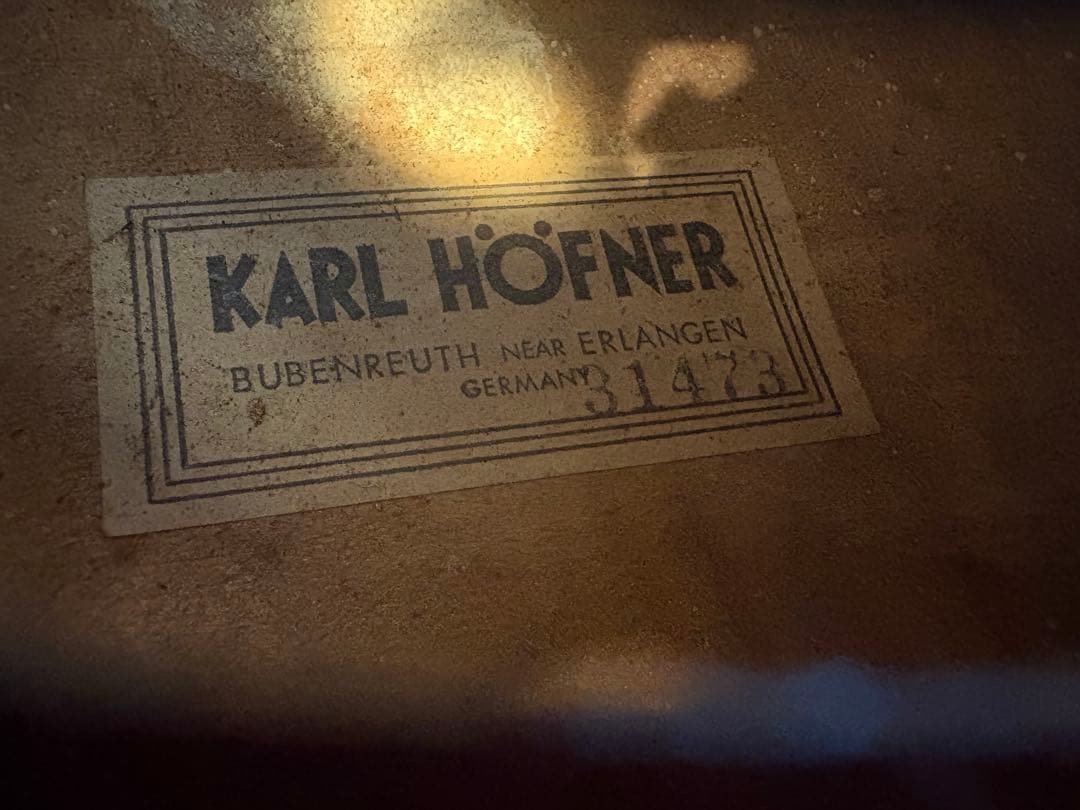 ビオラ　Karl Hofner 5桁シリアル　ドイツ製