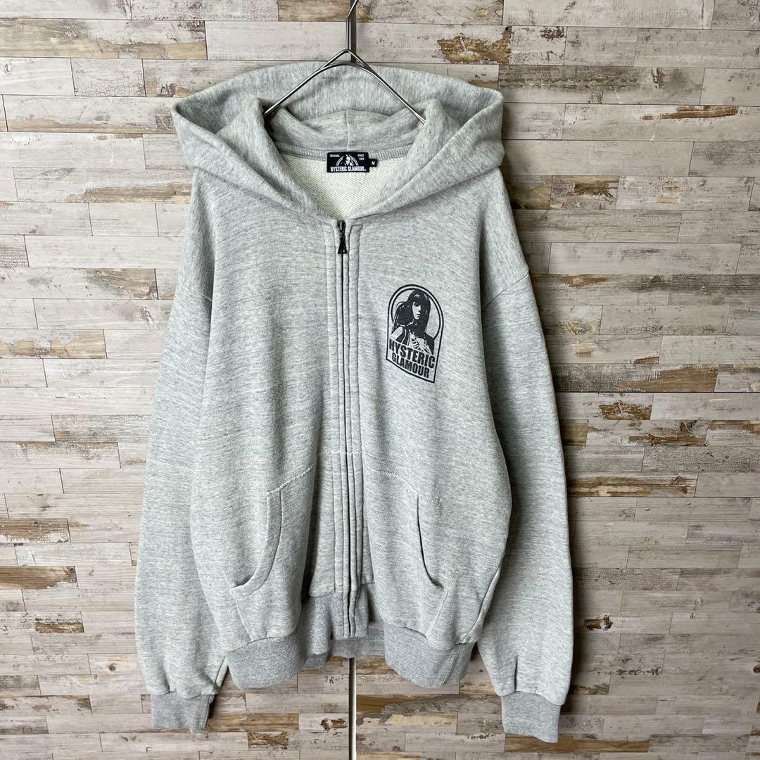 3468U【希少デザイン】ヒステリックグラマー☆ヒスガール ビッグロゴ パーカー