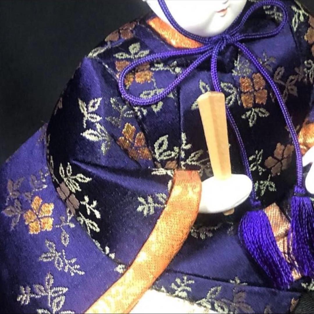 人形専門店蔵出し！ 木目込み人形作家 木村一秀作「大和雛」雛人形 親王飾り