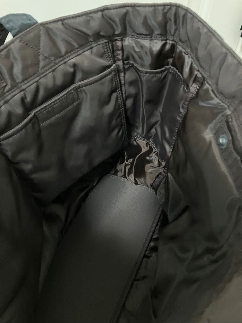 ポーター クリーム トートバッグL ブラック