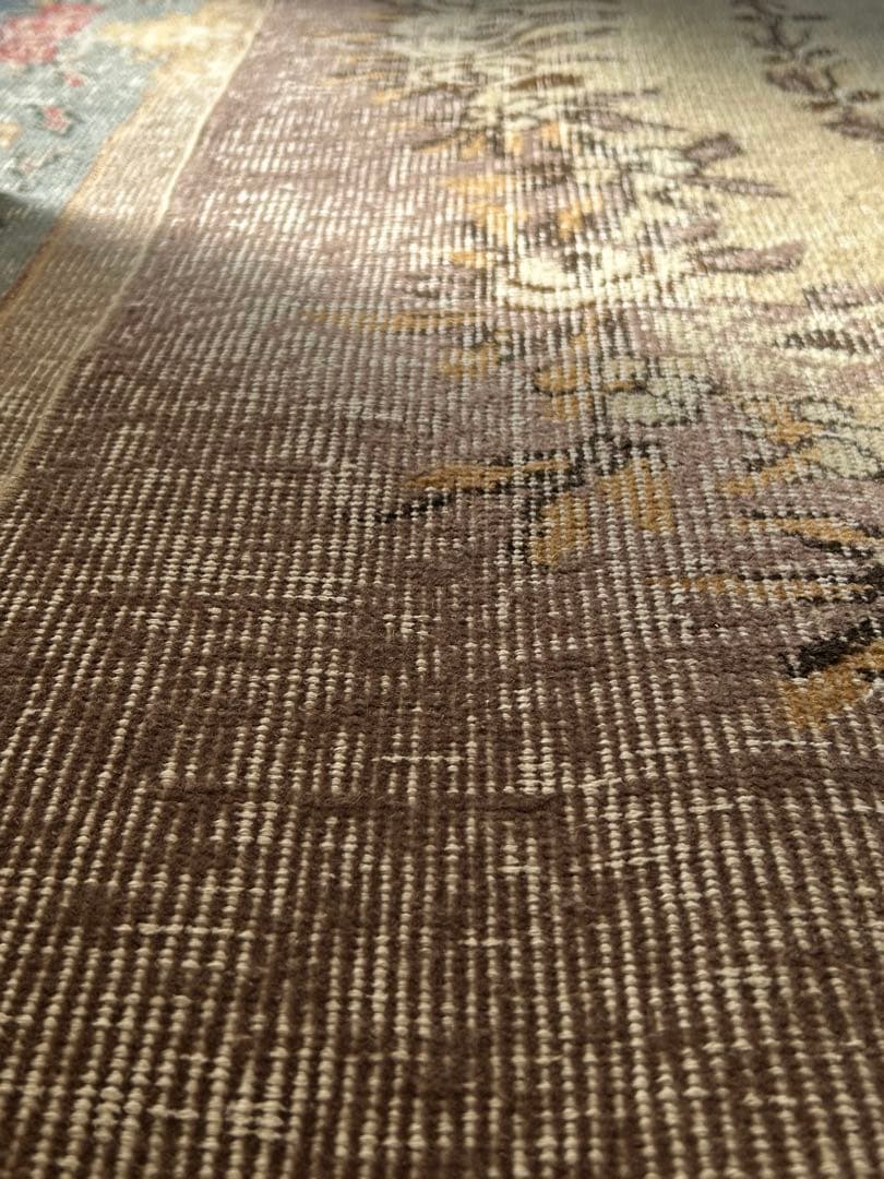 Mauve Lilac ニュートラルカラー　トルコ　ヴィンテージラグ　トルコラグ